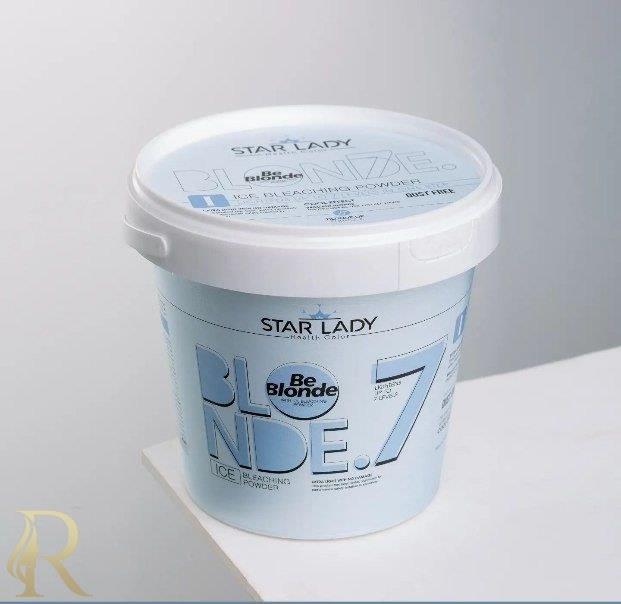 پودر دکلره یخی استار لیدی 1000گرم starlady starlady ice bleaching powder 1000gr