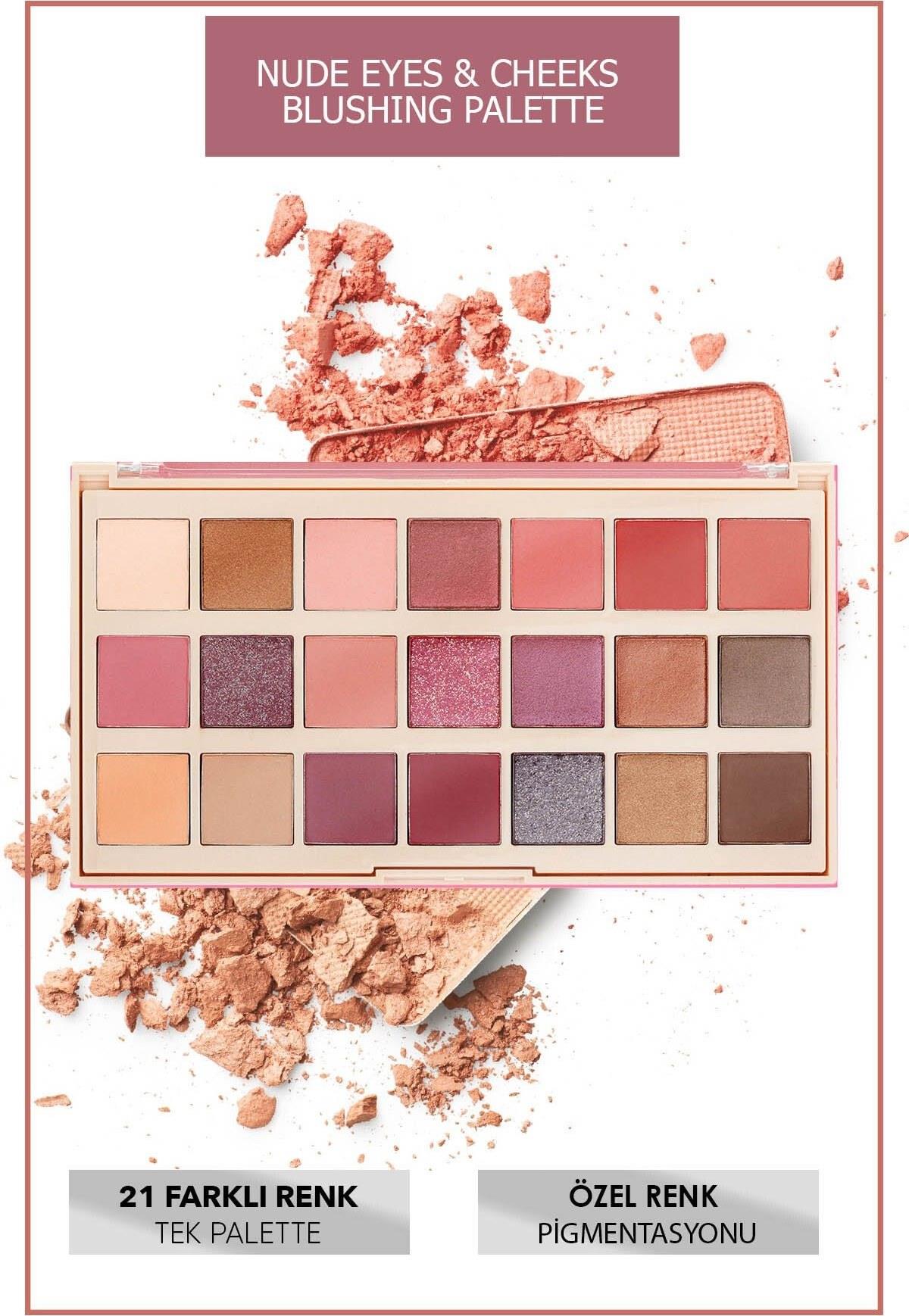 پالت سایه چشم لولیس21رنگLOLLIS NUDE-01