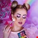 پالت سایه چشم لولیس مدل نئونی حجم 15 گرم Bright Neon Eyeshadow Palette
