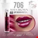 رژ لب مایع گیلیتر 24 ساعته مایا بروان 10میل