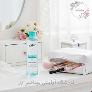 تونر پاک کننده صورت حاوی روغن چای سبز فاربن مناسب پوست چرب و مختلط 200 میلی لیتر
