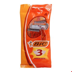 ژیلت 3تیغ 4تایی بیک