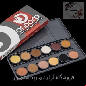 پالت دوازده رنگ سایه چشم اوندورو