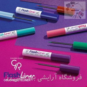 خط چشم رنگی گلدن رز مدل FLASH LINER 