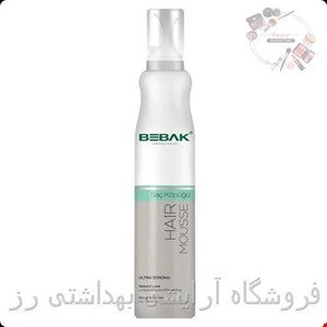 موس حالت دهنده مو بباک مدل اولترا استرانگ حجم ۲۰۰ میلی لیتر