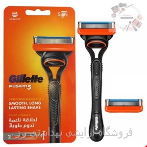 ژیلت 5 لبه به همراه 2یدک مدل Fusion 5 ا Gillette Fusion 5 