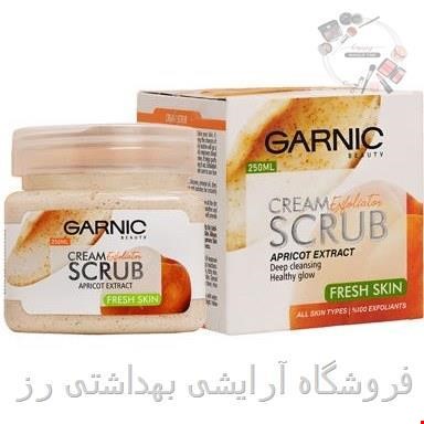کرم اسکراب گارنیک حاوی عصاره زردآلو مناسب برای انواع پوست