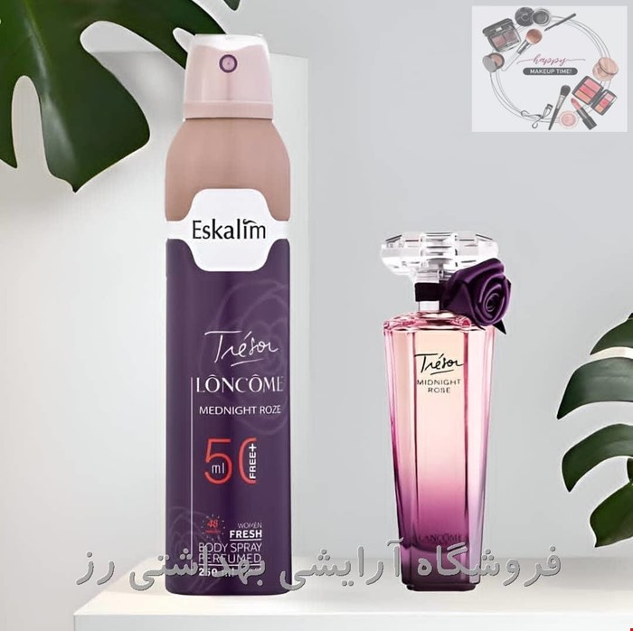 اسپری بدن زنانه اسکالیم مدل میدنایت رز Lancôme Trésor Midnight Rose