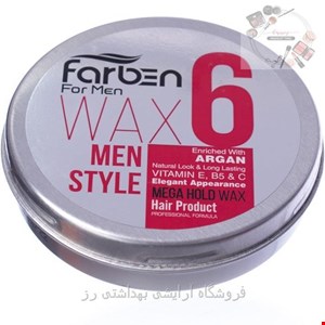 ژل واکس مو فوق قوی فاربن شماره 6  150 میلی لیتر