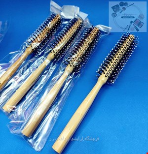 برس گرد چوبی باریک