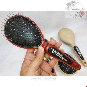 برس مو ورژن VERGEN مدل سوزنی C128 طرح چوب
