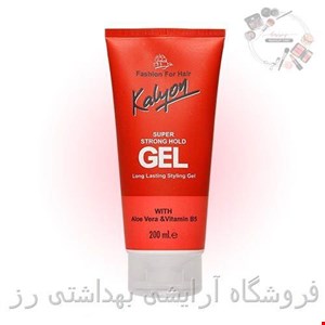 ژل مو تیوپی قرمز کالیون مدل سوپر حجم 200 میل
