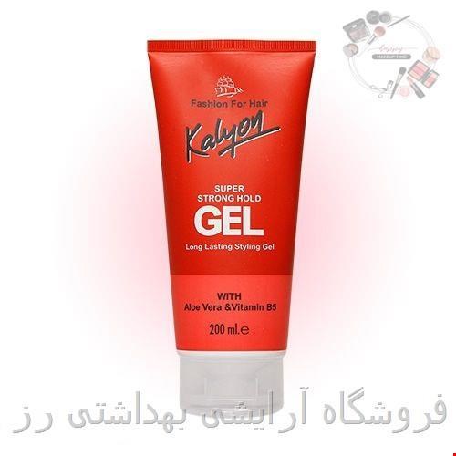 ژل مو تیوپی قرمز کالیون مدل سوپر حجم 200 میل