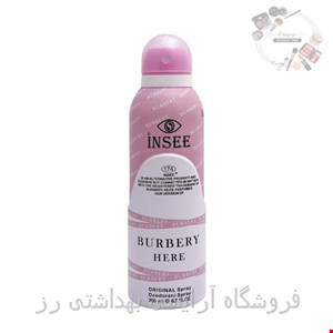 اسپری بدن زنانه اینسی مدل BURBERRY HERO حجم 200 میلی لیتر