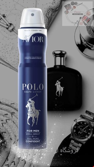 اسپری بدن مردانه اویور مدل polo blueحجم 200 میلی لیتر 
