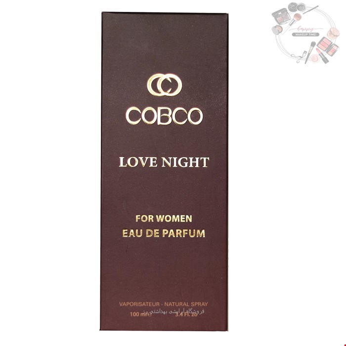  ادکلن زنانه کوبکو مدل love night حجم 100 میل 