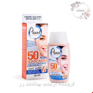 کرم ضد آفتاب بژ روشن پیکسل مناسب پوست چرب