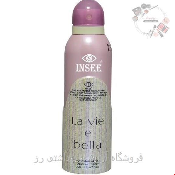 اسپری بدن زنانه اینسی مدل La Vie Est Belle حجم ۲۰۰ میلی لیتر