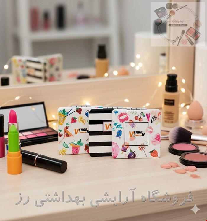 آینه مربعی طرح دار ورژن کد107