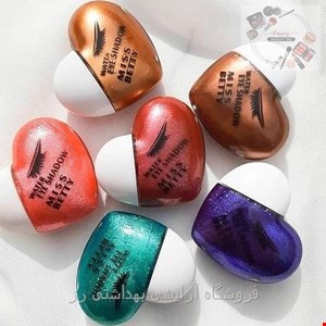 خط چشم رنگي و گلیتری قلبي ميس بيوتي