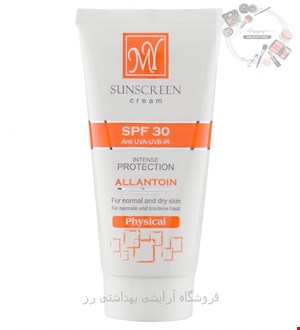 کرم ضد آفتاب فیزیکال SPF 30 مای مناسب پوست های نرمال و خشک حجم 50 میلی لیتر 